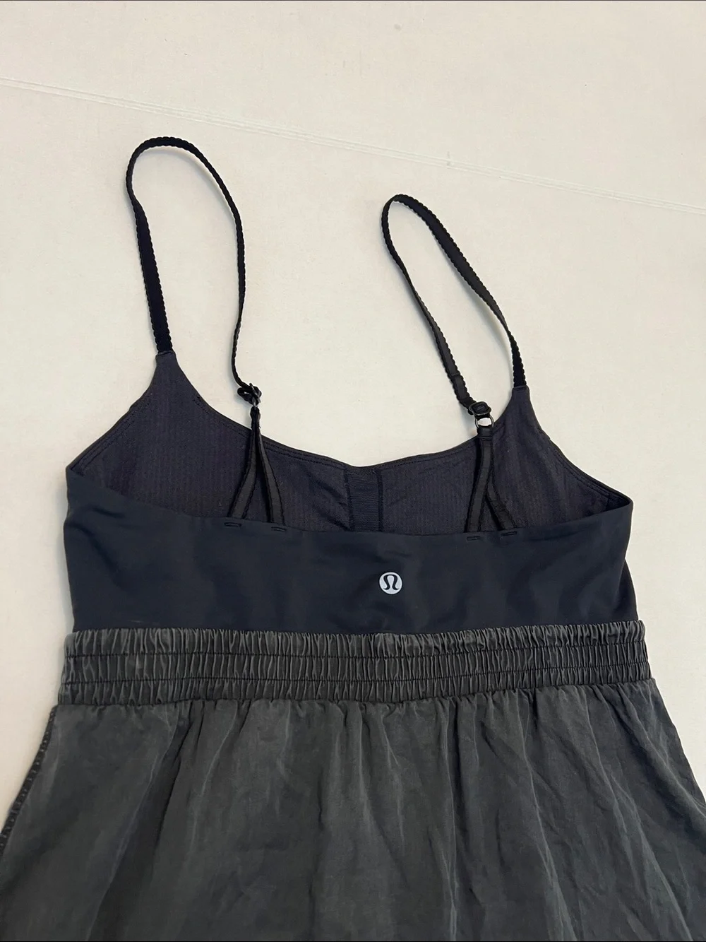LULULEMON BLACK BLISS TANK ADJUSTABLE BRAIDED STRAPS SIZE 8